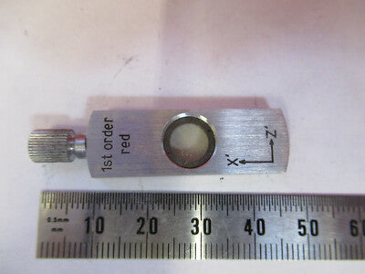 Tasco Japan Pol Slide 1ST Order Red Optics Microscope Part