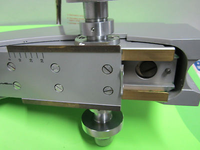 MICROSCOPE PART REICHERT AUSTRIA ZETOPAN FRAME + MICROMETER AS PICTURED BIN#29