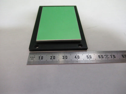 OLYMPUS JAPAN MOUNTED GLASS FLAT MIRROR MICROSCOPE PART AS PICTURED T4-A-25