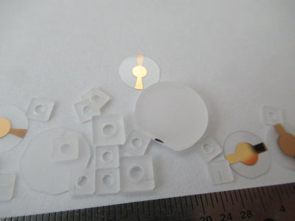 Lot Blank Piezoelectric Quartz Crystal X- Y- Yx-cut Piezo Sensor AS Pic