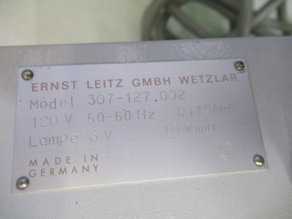 LEITZ GERMANY LAMP ILLUMINATOR MICROSCOPE PART OPTICS AS PICTURED X2-A-17