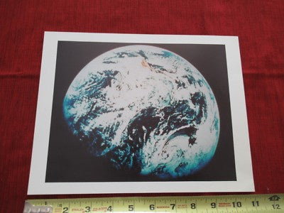 Collectable Print PlanET Earth from Space Nasa Vintage Reproduction