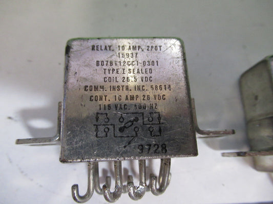 Lot Relay Electric Mil Spec Comm Instr