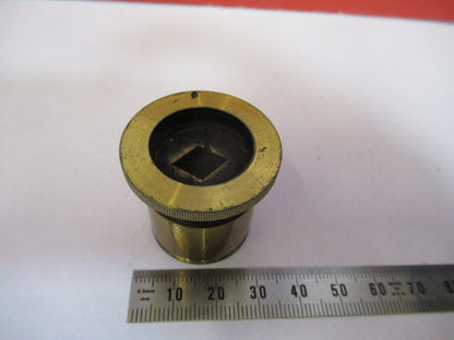 Antique Brass Beck London Polarizer Lens Microscope Part