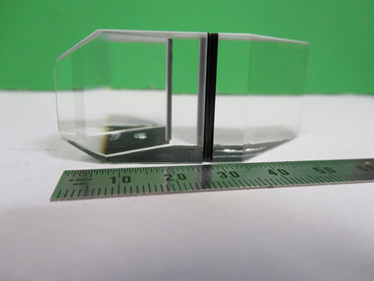 NIKON JAPAN HEAD GLASS PRISM OPTICS MICROSCOPE PART AS PICTURED &G2-A-40