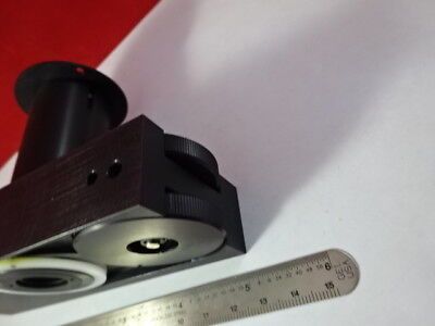 REICHERT POLYVAR LEICA IRIS DIAPHRAGM ASSEMBLY MICROSCOPE PART AS IS #91-109