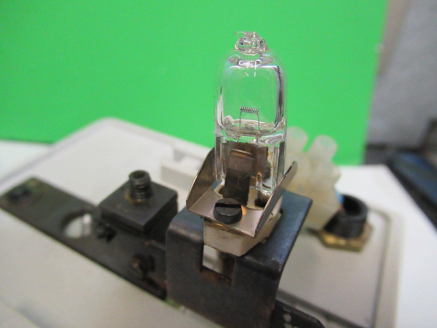 LEITZ WETZLAR GERMANY LAMP 6V ASSEMBLY MICROSCOPE PART AS PICTURED 82-A-84
