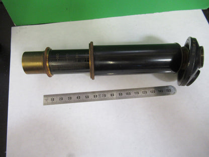ANTIQUE BAUSCH LOMB TUBUS + NOSEPIECE MICROSCOPE PART AS PICTURED S7-A-18