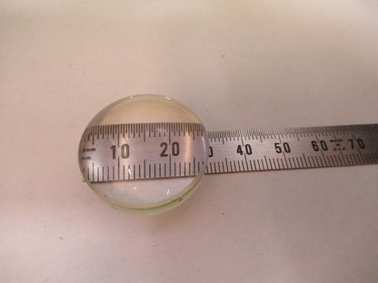 OPTICAL HIGH CONVEX PLANO LENS THICK GLASS MIL SPEC OPTICS AS PICTURED V3-A-20