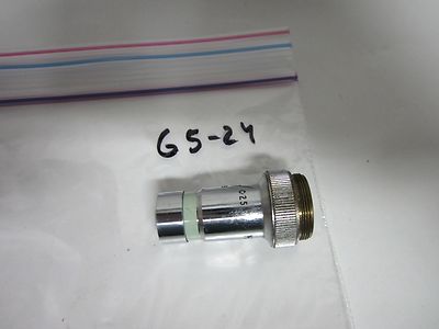 MIKROSKOP-OBJEKTIV VICKERS UK ENGLAND 10X METALLOGRAPH OPTICS BIN#G5-24
