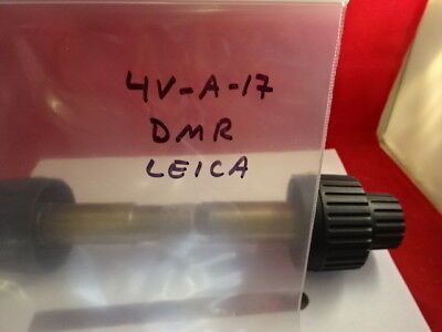LEICA DMRB KNOBS ASSEMBLY BRASS AXLE MICROSCOPE PART AS IS #4V-A-17