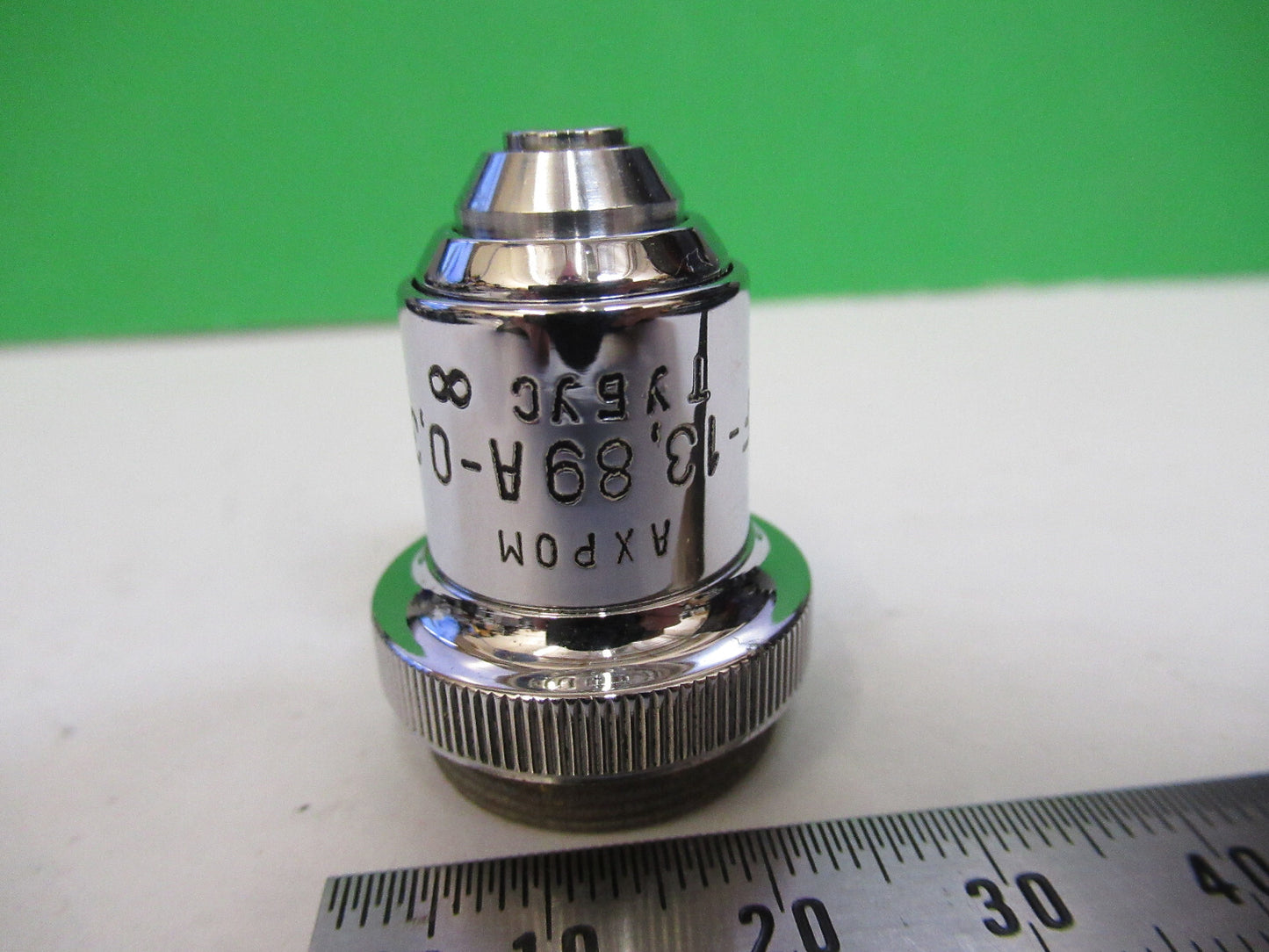 LOMO f-13,89 OBJECTIVE LENS MICROSCOPE PART AS PICTURED X9-B-71
