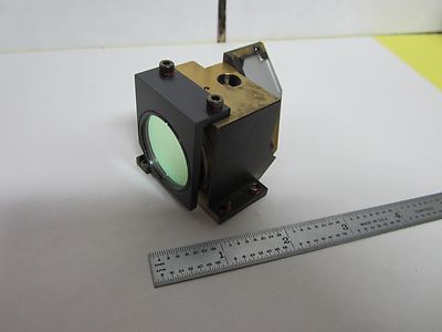 Optical Microscope Ernst Leitz Brass Mounted Filter + Mirror Optics