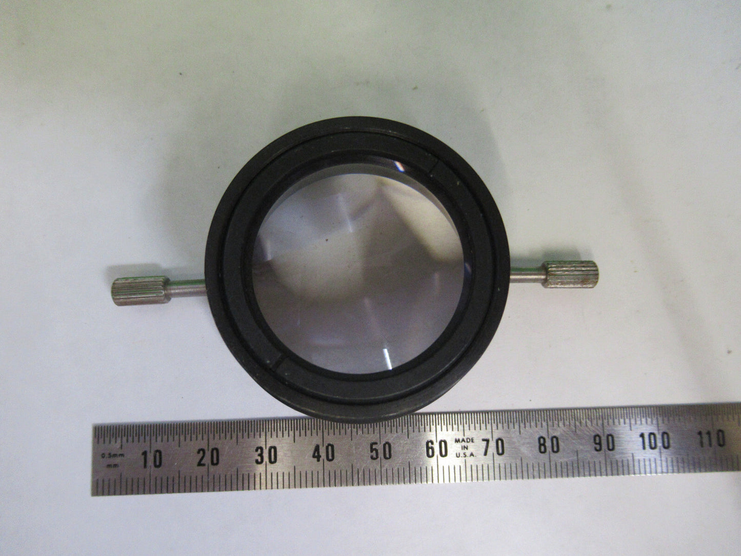 BAUSCH LOMB CONDENSER ACCESSORY OPTICS MICROSCOPE PART AS PICTURED X7-A-55