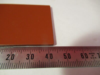 Optical Plate Opaque Terracotta Color Optics