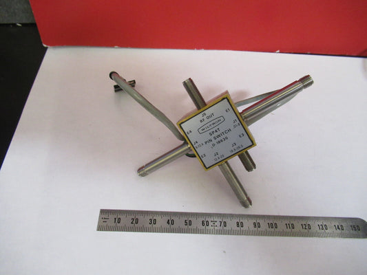 WILTRON D-18630  SP4T PIN SWITCH MICROWAVE RF FREQUENCY GHz AS PICTURED T7-A-43