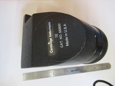 CAMBRIDGE INSTRUMENTS BAUSCH 532520 OBJECTIVE 1X MICROSCOPE AS PICTURED FT-6-225
