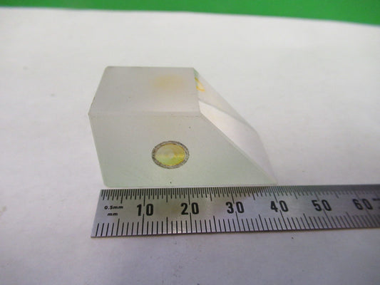 BAUSCH LOMB GLASS PRISM OPTICS MICROSCOPE PART AS PICTURED T2-A-63