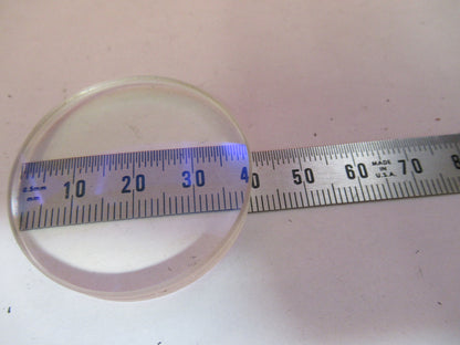 OPTICAL LENS DOUBLET CONVEX  GLASS 40mm OPTICS AS PICTURED  T9-A-61
