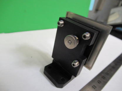 OLYMPUS JAPAN MOUNTED GLASS FLAT MIRROR MICROSCOPE PART AS PICTURED T6-B-07