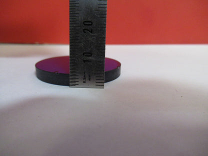 ANTIQUE BAUSCH LOMB BLUE GLASS FILTER OPTICS MICROSCOPE PART AS PICTURED T7-A-26