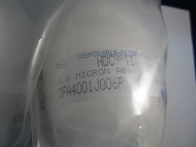 LOT 2 EA DISPOSABLE FILTER 0.6 MICRONS DFA NICE BIN#15