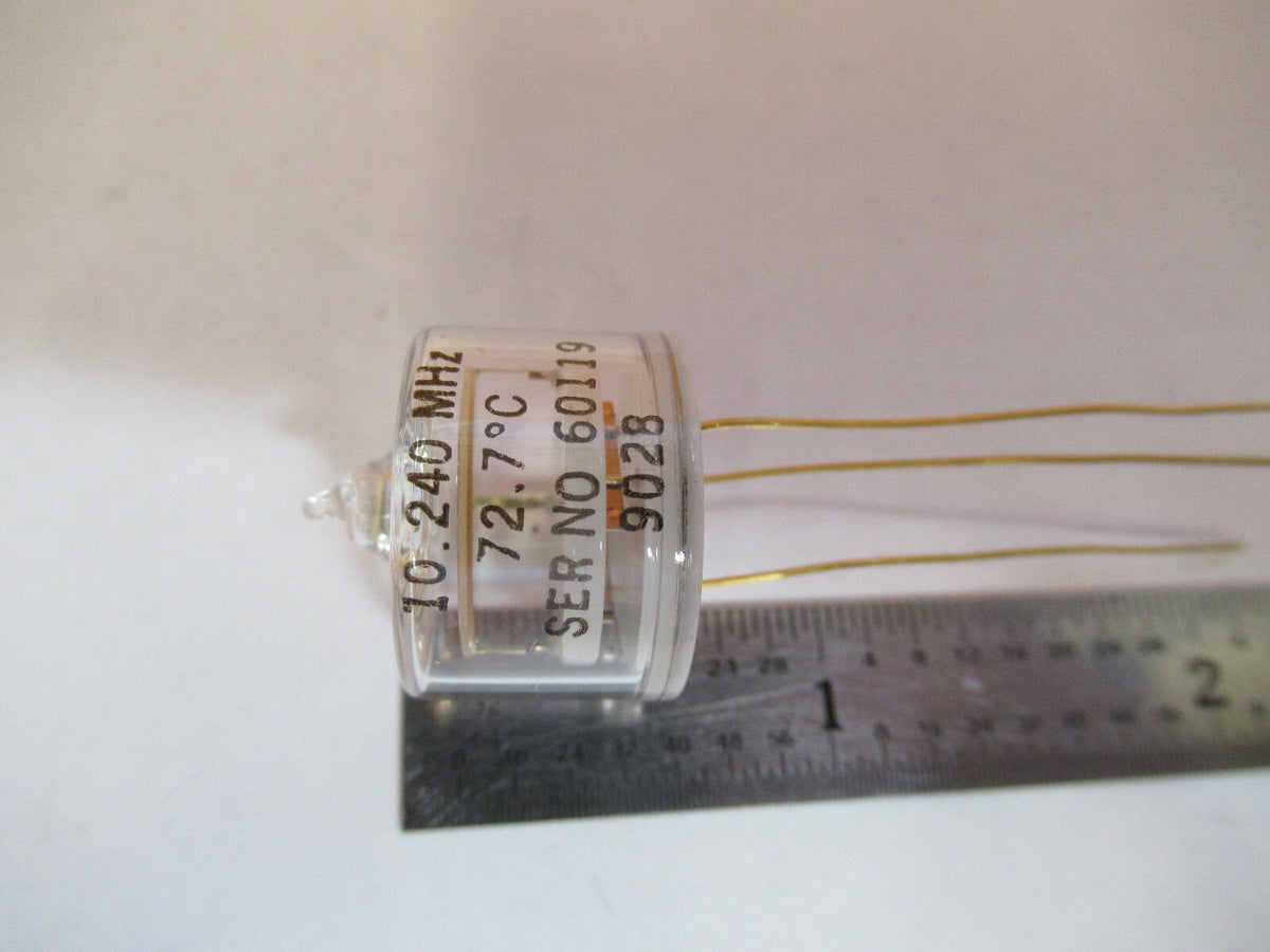 BLILEY ELECTRIC GLASS PKG QUARTZ RESONATOR 10.24 MHz FREQUENCY  AS PIC &1-DT-C