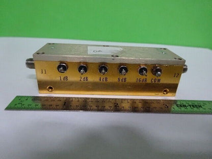 WEINSCHEL VARIABLE ATTENUATOR RF MICROWAVE FREQUENCY AS IS #7B-A-30