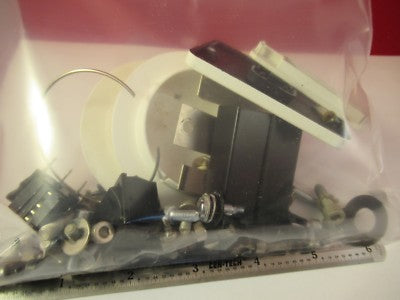 Lot Screws + Plastic Caps Dmrb Leica Germany Microscope Part
