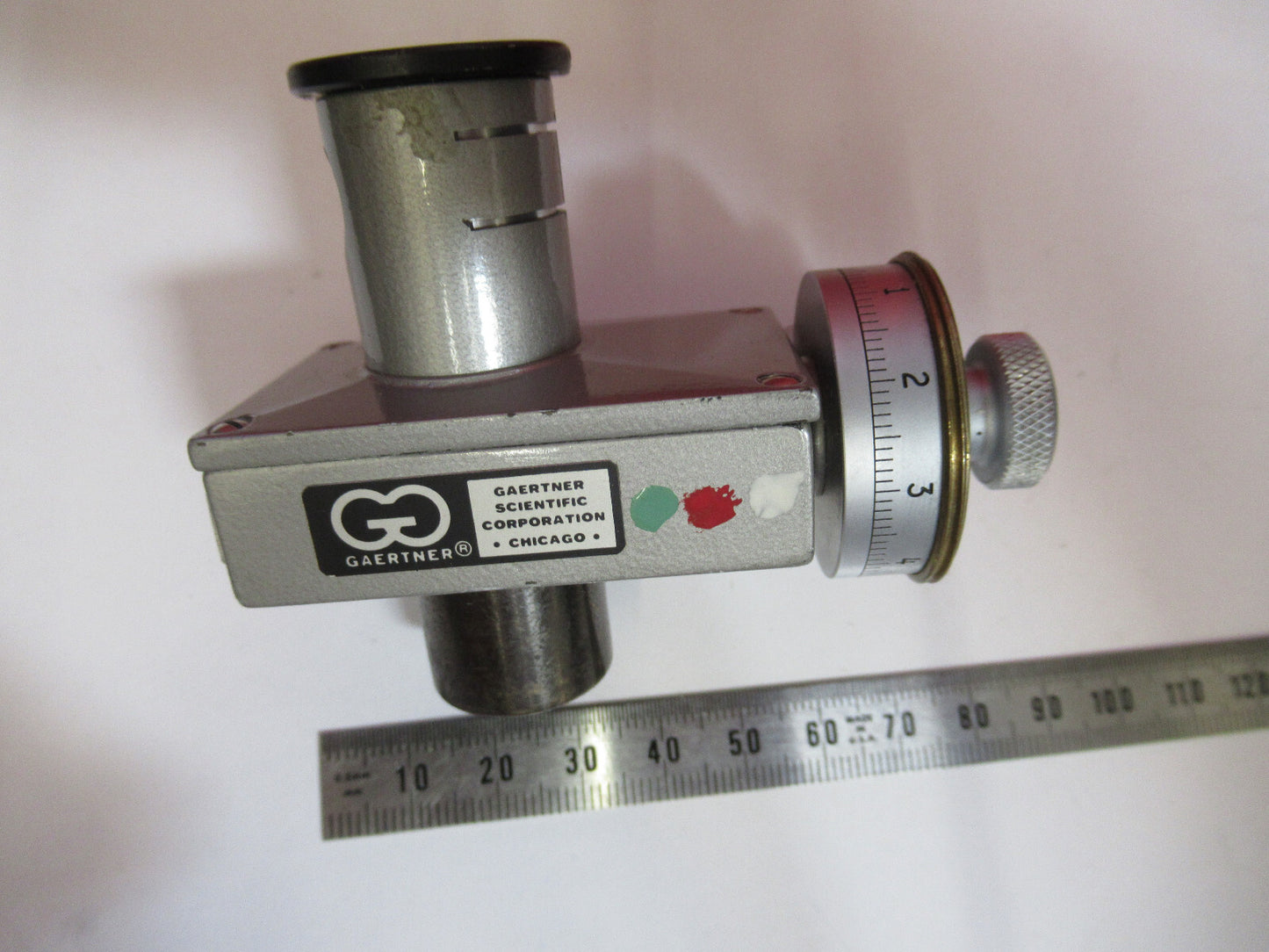 GAERTNER FILAR EYEPIECE OCULAR 10X LENS RARE MICROSCOPE PART AS PICTURED T1-A-28