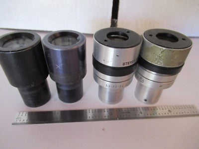 FOR PARTS LOT 4 EA AO + BAUSCH EYEPIECES OCULAR MICROSCOPE PART OPTICS #60-A-10
