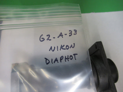 NIKON JAPAN DIAPHOT LENS PHOTO ASSEMBLY MICROSCOPE PART AS PICTURED &G2-A-33