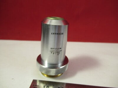 Ernst Leitz Wetzlar Germany Objective Lens 10X /170 Microscope Part Optics