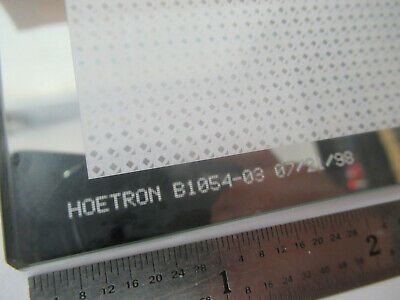 COLLECTABLE PHOTOMASK HOETRON ELECTRONIC COMPONENTS RARE AS PICTURED &F5-A-124