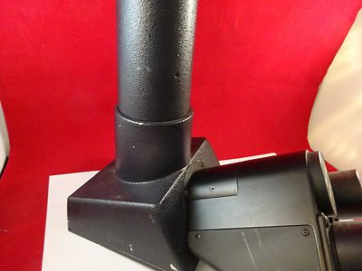 MICROSCOPE PART NIKON JAPAN TRINOCULAR HEAD OPTICS AS IS BIN#73-04