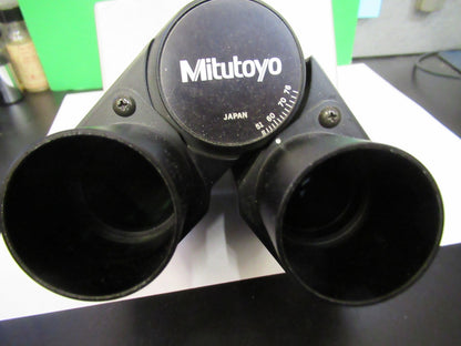 MITUTOYO JAPAN ULTRAPLAN TRINOCULAR HEAD MICROSCOPE PART AS PICTURED U8-B-32