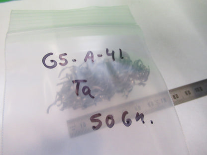 METAL TANTALUM ALLOY 99.5% CHEMICAL ELEMENT 50 GRAMS AS PICTURED #G5-A-41