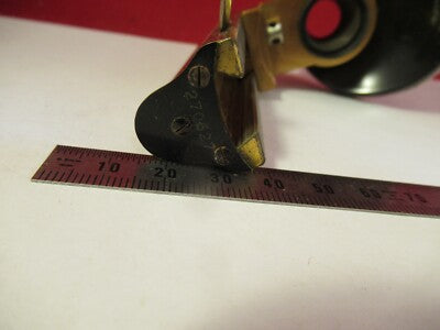 Antique Ernst Leitz Germany Nosepiece Stage Microscope Part Optics AS Pic
