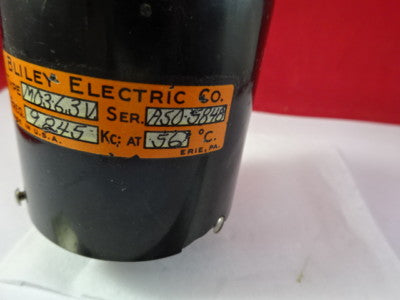VINTAGE BLILEY ELECTRIC QUARTZ FREQUENCY RESONATOR MO3 6.3V AS IS &55R-A-07