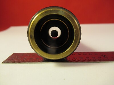 AUSJENA 10X /160 OBJECTIVE DARK PHASE OPTIC MICROSCOPE PART AS PICTURED &1E-B-37
