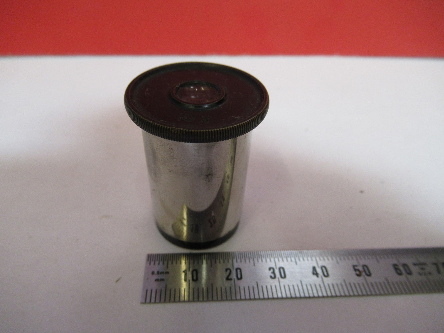 ANTIQUE LEITZ GERMANY 10X EYEPIECE OCULAR MICROSCOPE PART As Pictured V7-A-33