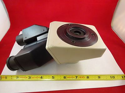 MICROSCOPE PART NIKON JAPAN TRINOCULAR HEAD OPTICS AS IS BIN#73-15