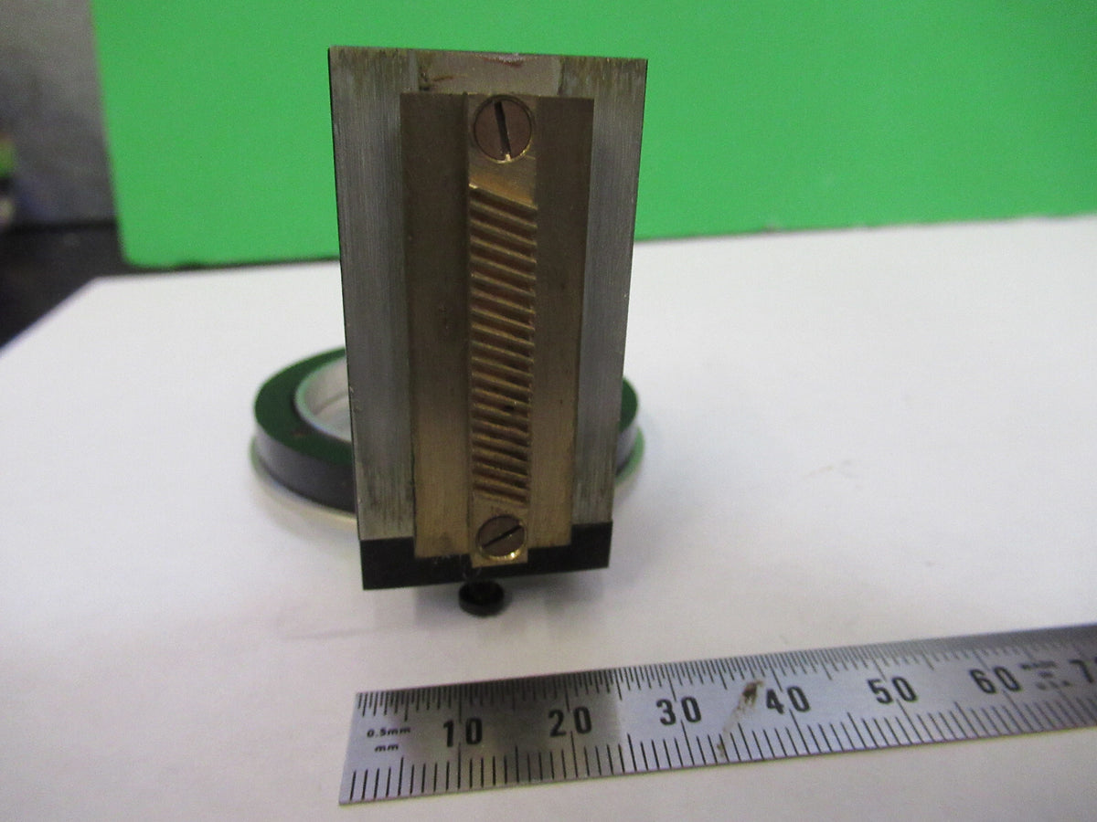 CBS BECK KASSEL CONDENSER HOLDER GERMANY MICROSCOPE PART AS PICTURED G8-A-07