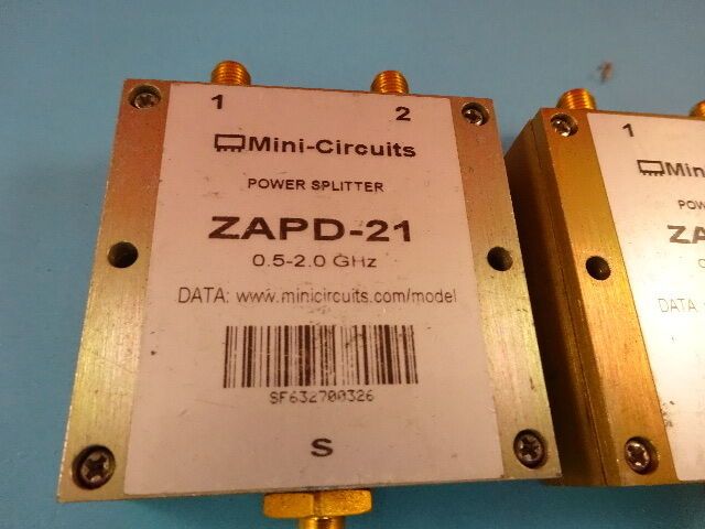 MINI CIRCUITS SPLITTER LOT ZAPD-21 -20 GHz MICROWAVE RF FREQUENCY AS IS #19-A-26