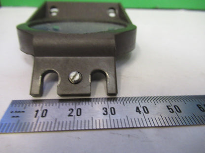 AUS JENA GERMANY FLAT MIRROR MOUNTED MICROSCOPE PART AS PICTURED V8-B-43