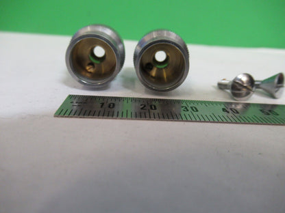UNITRON JAPAN SET KNOBS MICROSCOPE PART AS PICTURED &Z1-A-137