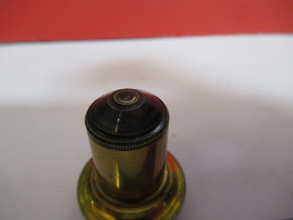 ANTIQUE BRASS WATSON LENS OBJECTIVE MICROSCOPE AS PICTURED &F8-A-77