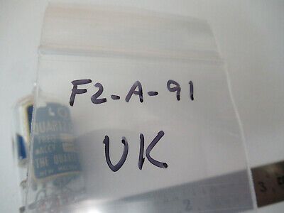 QUARTZ CRYSTAL FREQUENCY CONTROL Q.C.C. UK GLASS PACKAGE AS PICTURED &F2-A-91