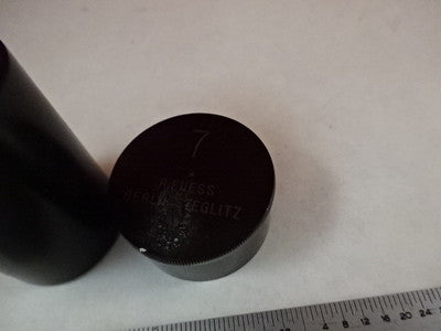 Empty Antique Microscope Objective Container R. Fuess Berlin 7
