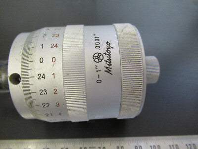 MITUTOYO JAPAN 0-1" MICROMETER 152-392 .0001" NICE MICROSCOPE PART &Q1-FT-56